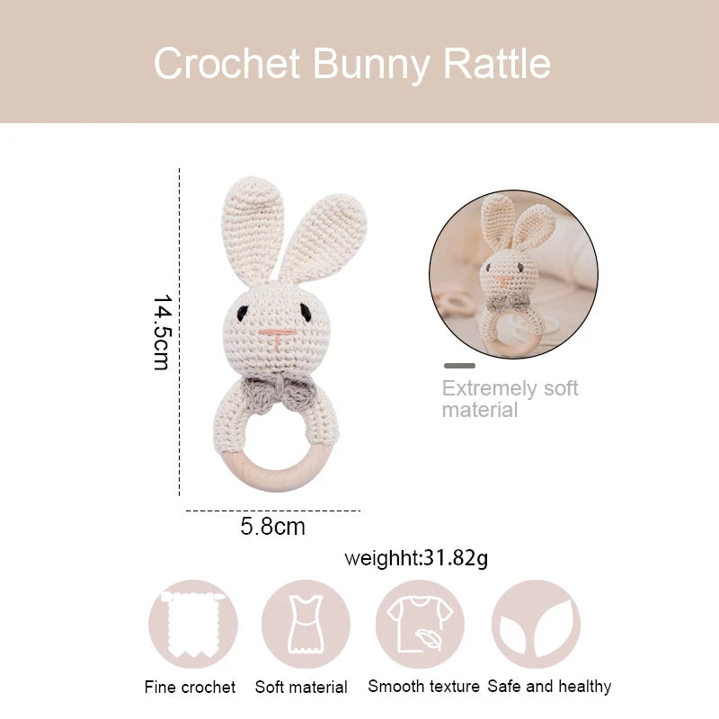 Baby Rattle Bunny Crochet