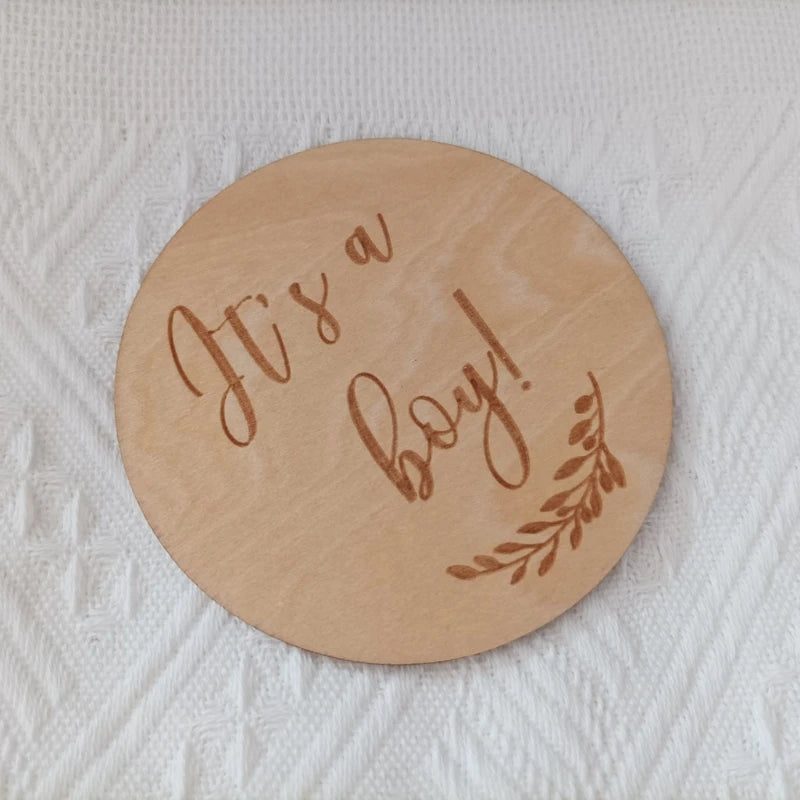 Wooden Baby Milestone Cards