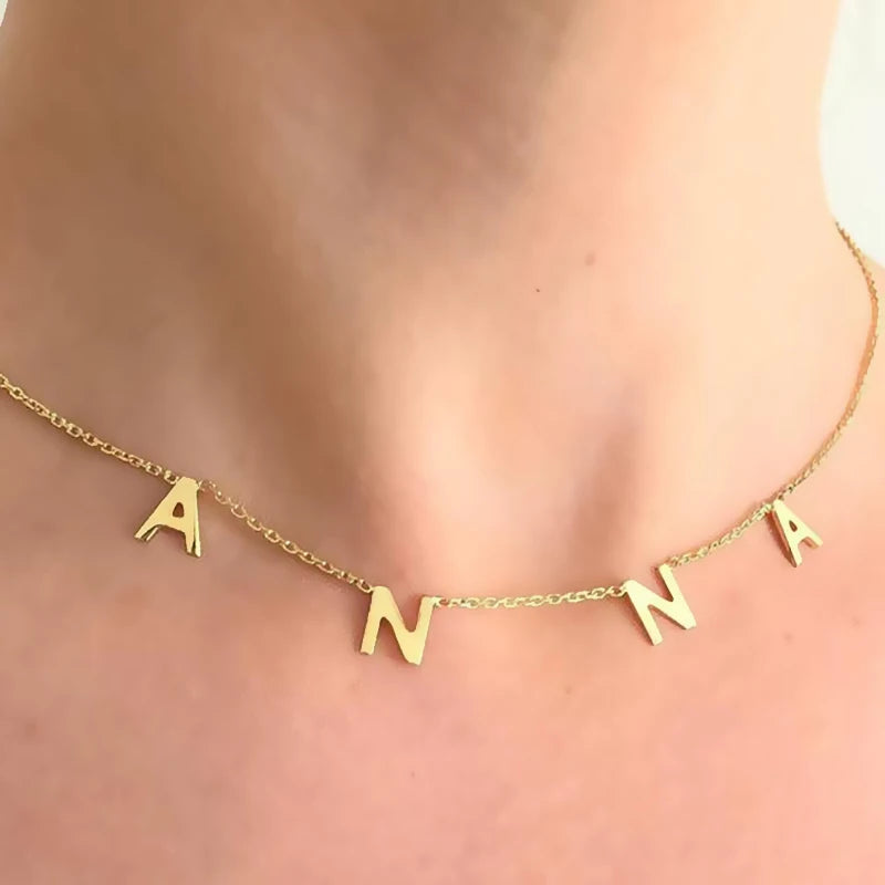 Peronalized Name Bracelet in Gold