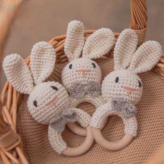 Baby Rattle Bunny Crochet