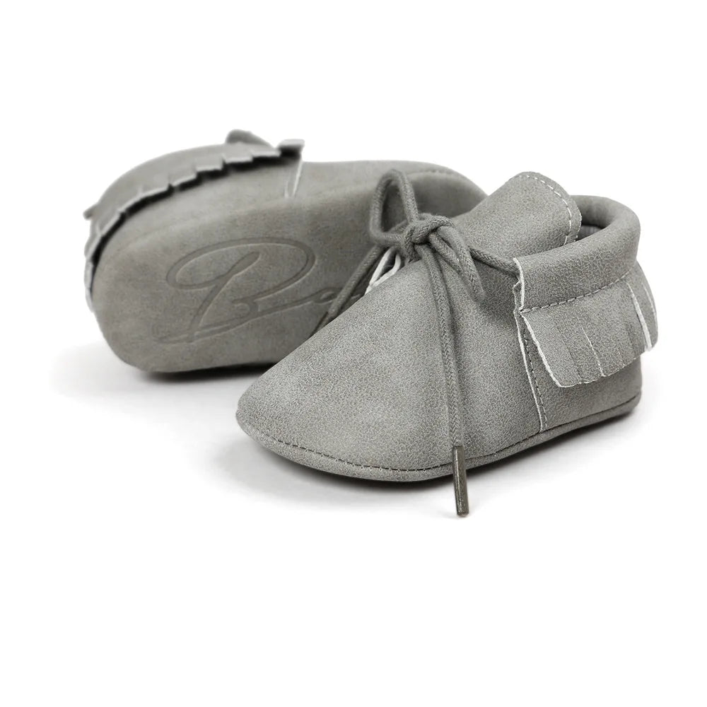 Suede Tassels Baby Shoes