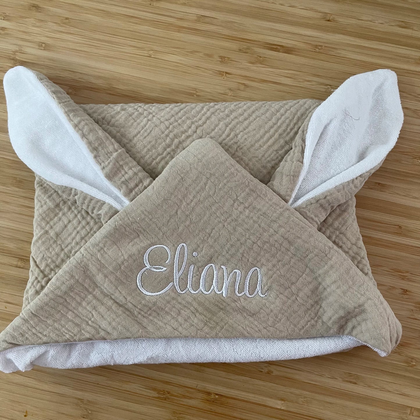 Personalized Cotton Hooded Bathrobe