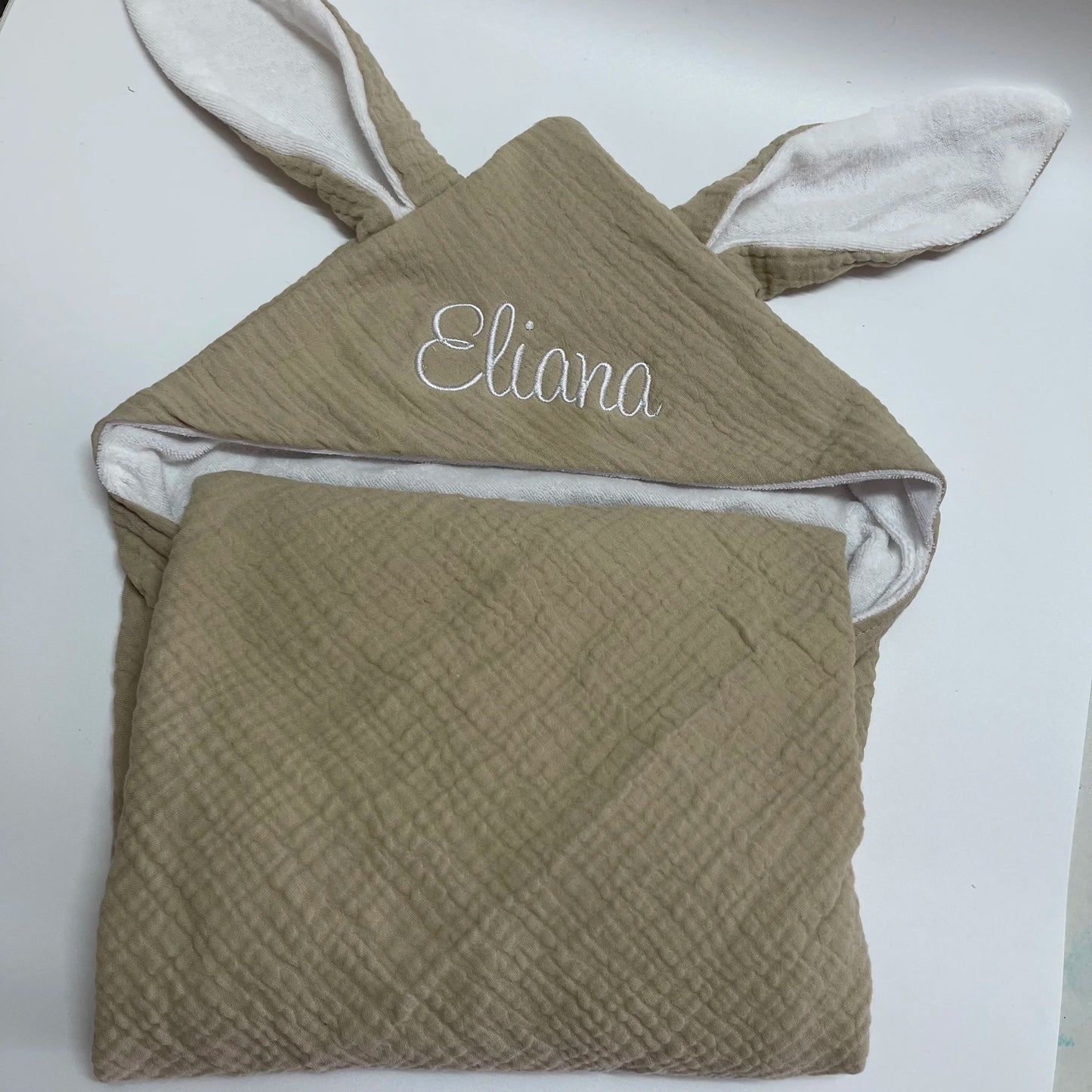 Personalized Cotton Hooded Bathrobe