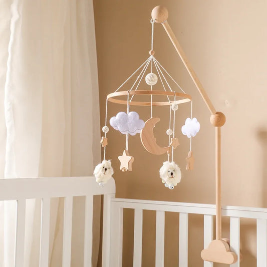 Wooden Baby Crib Mobile