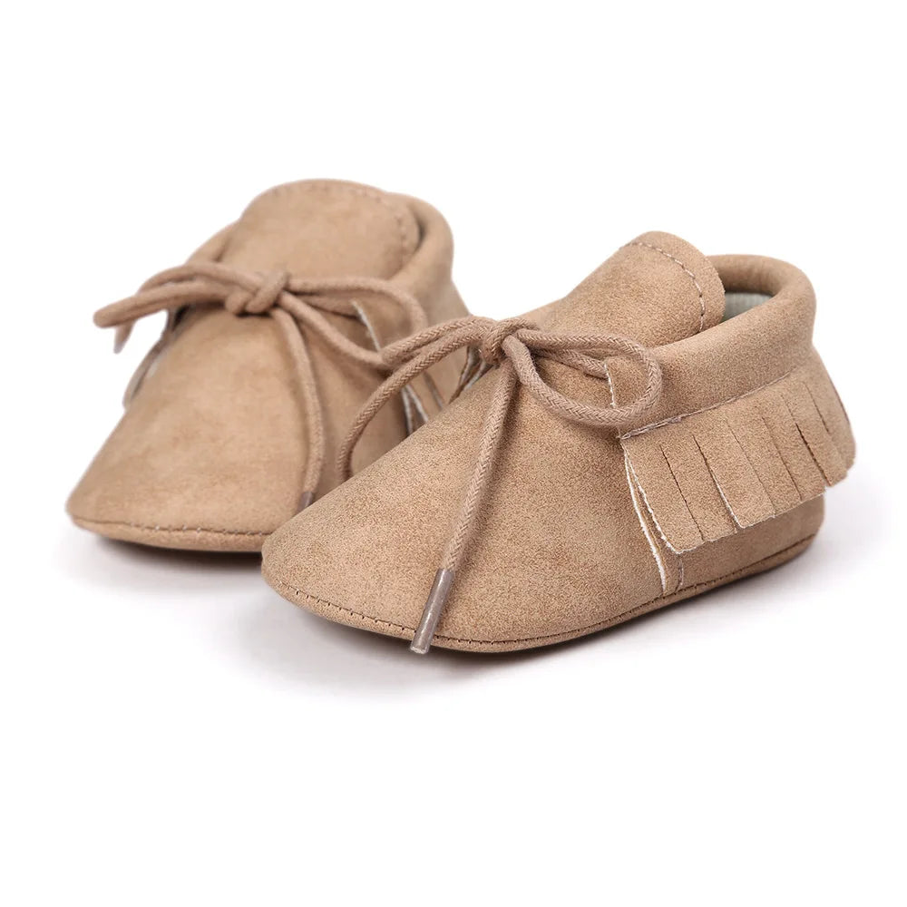 Suede Tassels Baby Shoes